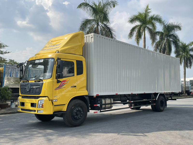 Xe pallet dongfeng 7 tấn thùng container đời 2024